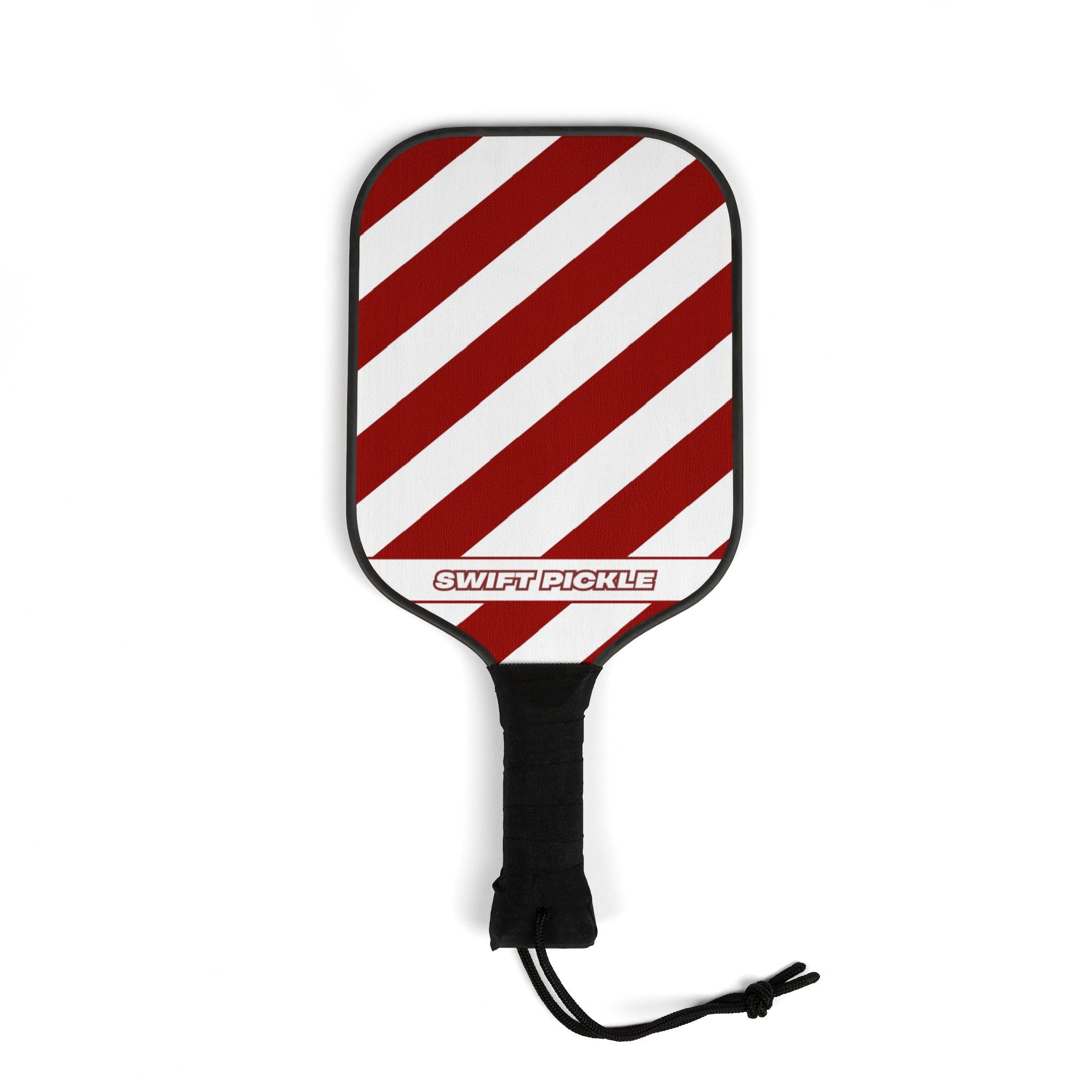 Red Diagonal Stripe Pickleball Kit