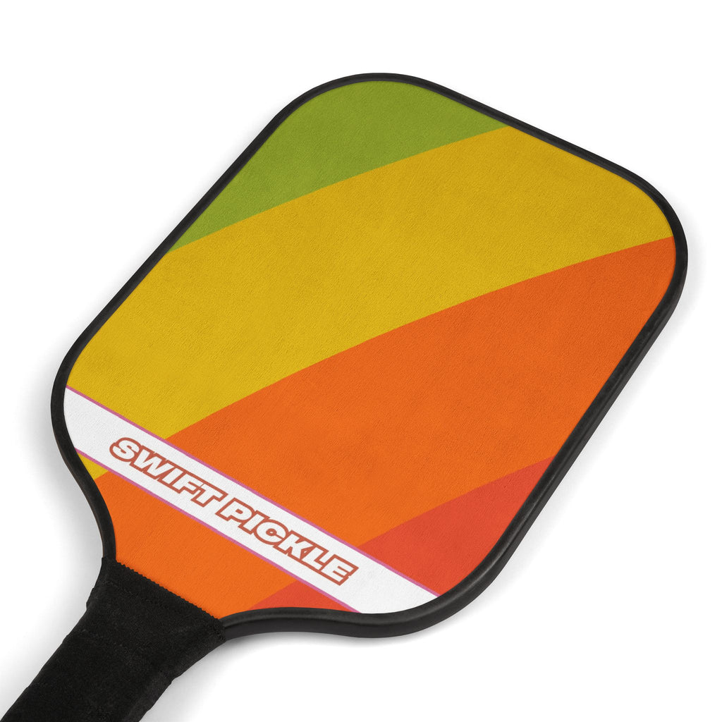Retro Stripe Pickleball Paddle Set