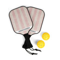Pink Stripes Paddle & Balls Kit